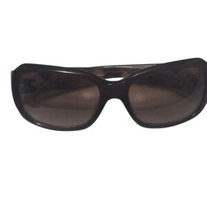 Burberry Plaid Sunglasses Case in Black, White, and Tan